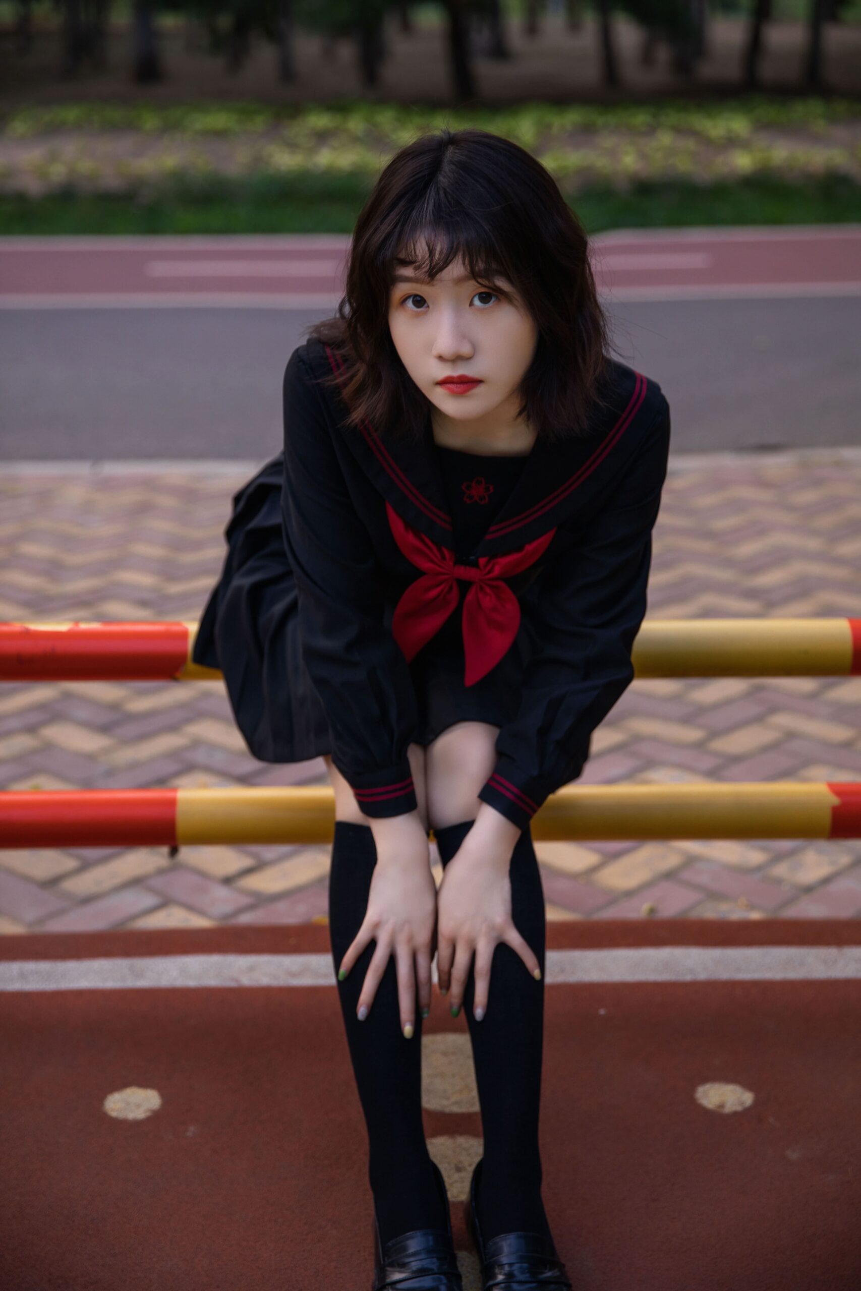 Reflections On Campus Beauty Portrait