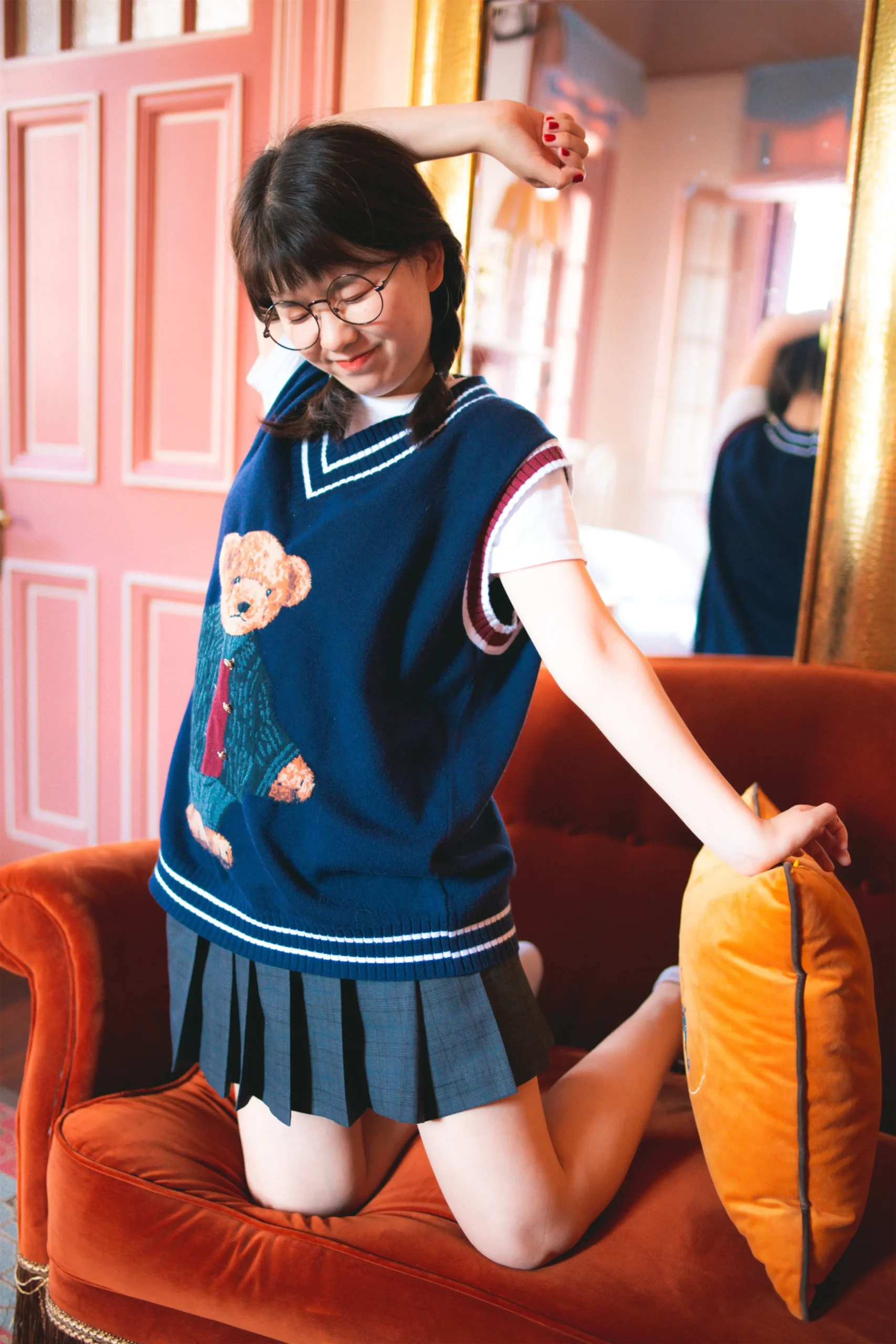 Autumn Echoes In Garden Night Playful