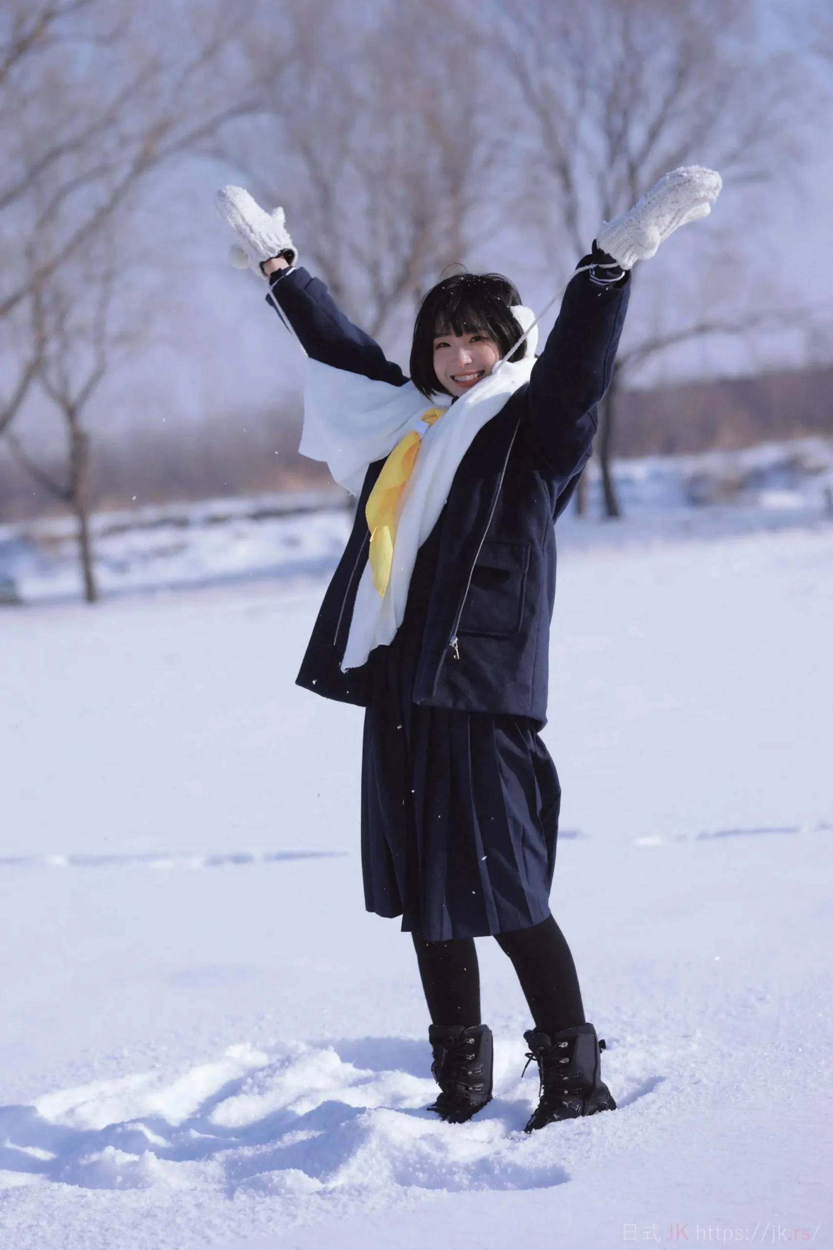 Snow Gentle Student Capture Emotional