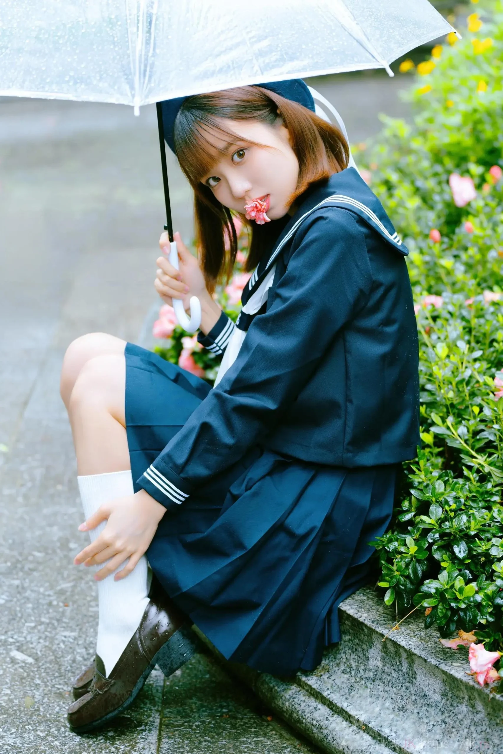 Modern School Girl Uniform Snapshot